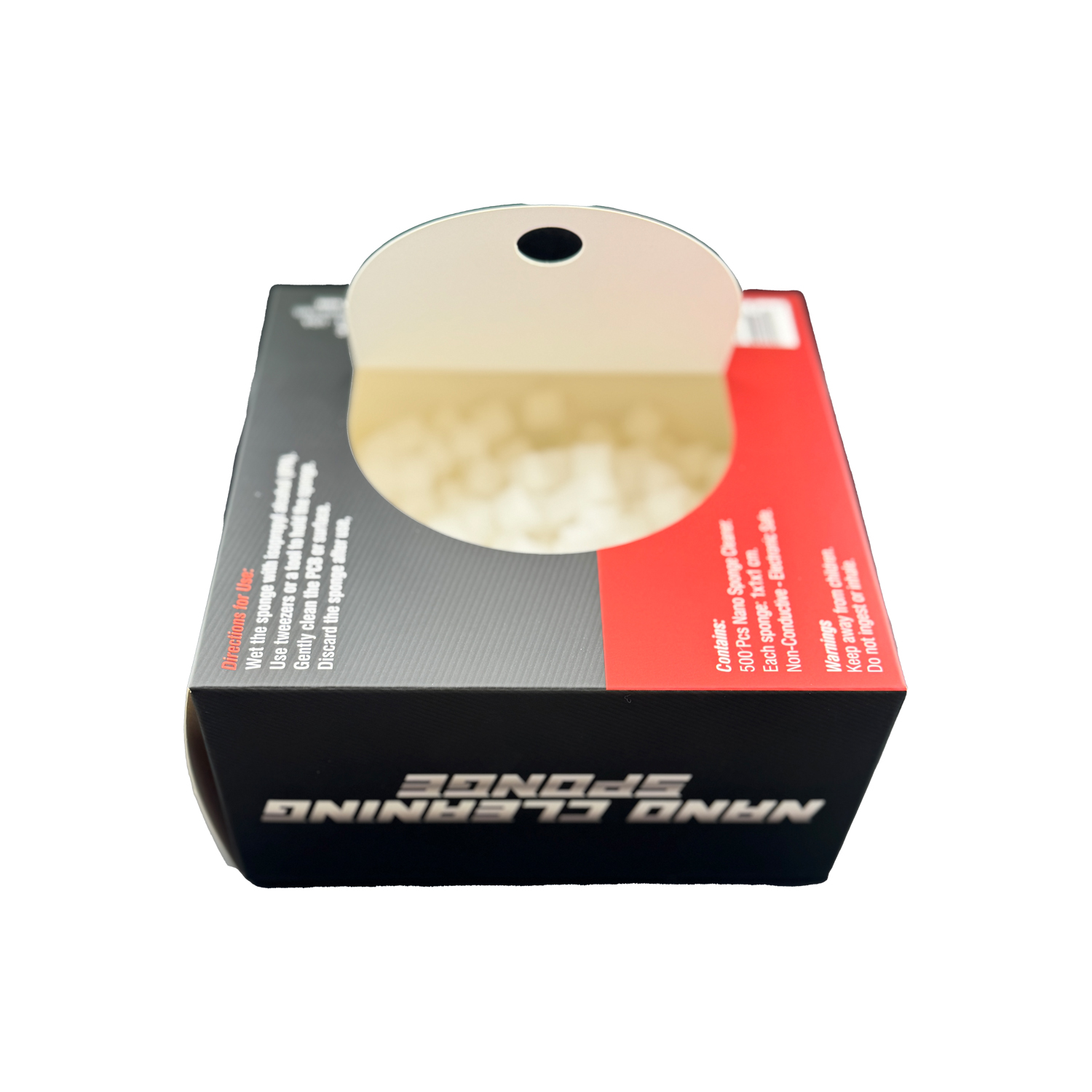 PCB Cleaning Sponge – 500 Pcs Bulk Electronics Cleaning Pads for Flux & Solder Residue, Non-Scratch, Antistatic Safe, Circuit Board Repair - Image 3