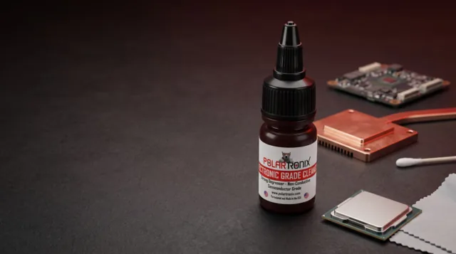 PolarTronix Electronic Grade Cleanser for professional electronics surface preparation