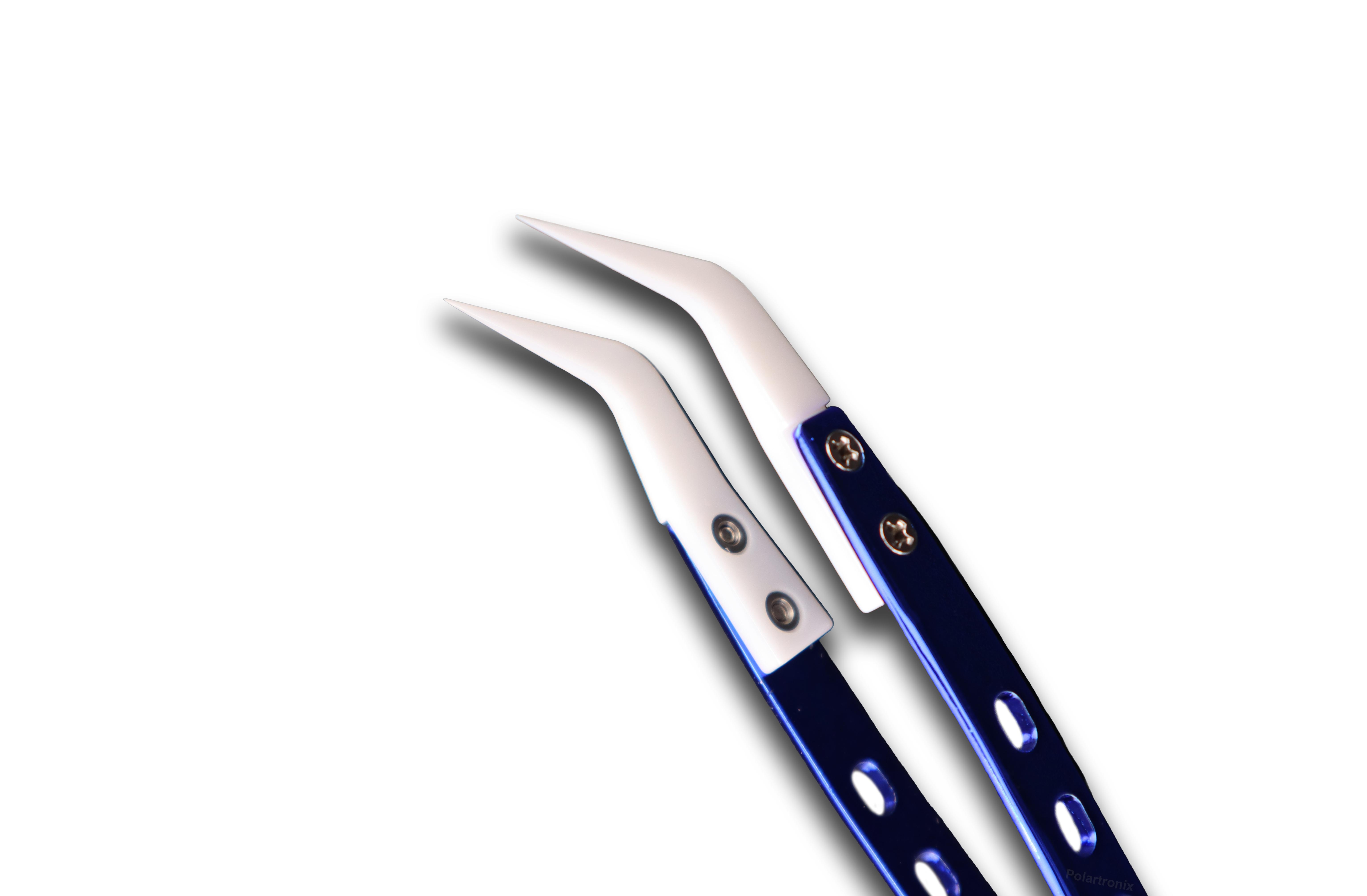 Ceramic Precision Tweezers – Curved Tip - ESD Safe Anti-Static, Ultra Sharp Tip